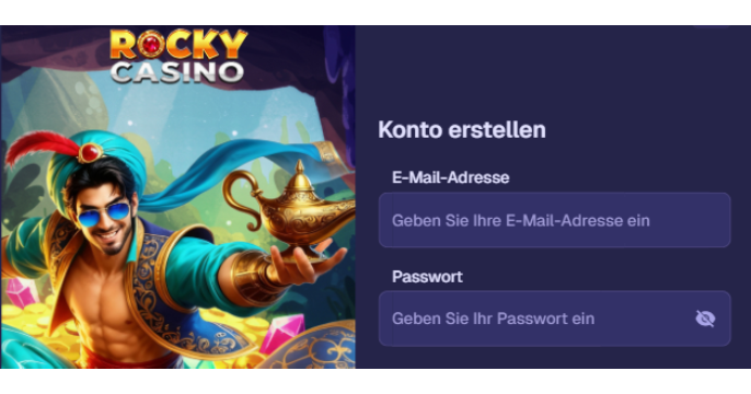 Rocky Casino Registrierung
